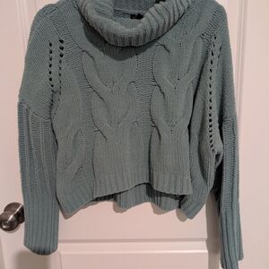 Cozy Cable Knit Turtleneck Sweater